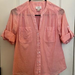LOFT xsp button down shirt